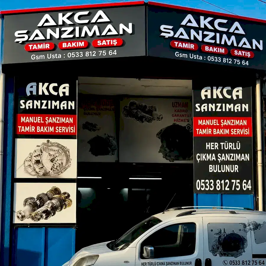 AKCA Şanzıman Bakı Oto Sanayi içindeki dükkan görünümü